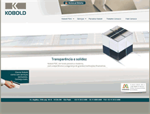 Tablet Screenshot of kobold.com.br